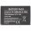 Helyettes�t� Akkumul�tor Midland XTC 350 f�nyk�pez�g�p 3,7V 1200mAh 4,4Wh Li-ion