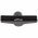Padl�d�za 14cm kerek csatlakoz� 35mm s�rt�kkel fekete