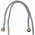 Necklace tok Samsung Galaxy A50 �tl�tsz� TPU �ll�that� nyakp�nt sz�rke,feh�r