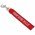 Tee-uu REMOVE BEFORE RESCUE kulcstart� piros 14,6x2,8cm nylon karabinerrel