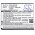 Helyettes�t� telefon Akkumul�tor Navon T400 1200mAh 4.44Wh 3.7V