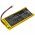 Helyettes�t� m�dialej�tsz� Akkumul�tor XDUOO X3 Mark II YT653071 1750mAh 6.48Wh 3.7V