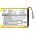 Helyettes�t� m�dialej�tsz� Akkumul�tor iRiver U10 KPPJFGB6 720mAh 3.7V 2.66Wh