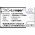 Helyettes�t� telefon Akkumul�tor Doro 7010 DBW-1600A 1500mAh 5.55Wh 3.7V