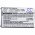 Helyettes�t� telefon Akkumul�tor LG GM750 LGIP-340NV 1100mAh 4.07Wh Li-Ion 3.7V