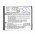 Helyettes�t� telefon Akkumul�tor Peek Pronto PK-BAT-001 750mAh 2.78Wh 3.7V