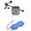 Helyettes�t� plc vez�rl� elem Raymarine Micronet Wind Transmitter TA125 200mAh 0.6Wh 3V