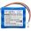 Helyettes�t� orvosi eszk�z Akkumul�tor Nonin 7500 pulzoxim�ter 4032-003 2000mAh/14.4Wh 7.2V