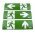 TAURAC Tokyo LED v�szkijelz� l�mpa 6W 3h fal- �s mennyezeti IP65 tesztgomb �tl�tsz�