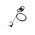 Helyettes�t� f�lhallgat� GES-G3 �ll�that� D-forma p�nt 60cm textilk�bel 3,5mm der�ksz�g� jack