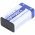 9V 6F22 6LR61 Li-ion Block Akkumul�tor, 1200mAh, USB-C csatlakoz�val, k�bel n�lk�l