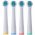 4db Cleaning Brush csere elektromos fogkefefej Oral-B D10, D12, D16