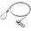 Goobay laptop �s PC biztons�gi z�r 4 sz�mjegy� k�d 1,5m 4,5mm m�anyag bevonat� ac�lk�bel