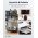 Goobay der�ksz�g� Kaltger�te t�pk�bel 3m 3x1mm2 fekete Schutzkontakt Hybrid (Typ E/F CEE7/7) 90� C13