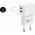 Goobay 12W Micro-USB dual t�lt�k�szlet 2xUSB 1m feh�r
