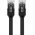 Goobay CAT 6 lapos U/UTP patchk�bel 3m fekete