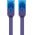 Goobay CAT 6A lapos U/UTP h�l�zati k�bel 2m lila