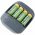 Varta 57680 Eco t�lt� 4x AA 2100mAh elemekkel egy�tt 50% bioplasztik