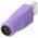 USB A dug� PS/2 (mini-DIN6) aljzat adapter 1db/csomag