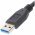 USB-C - USB A 3.0 adat- �s t�lt�k�bel 1,0m fekete