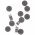 Univerz�lis mini darts�lyok 0,4g 12db/csomag rozsdamentes ac�l