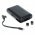Powerbank Li-Polymer 10000mAh Micro-USB k�bel �s 2 adapter (USB-C, iPhone)