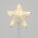 Lotti LED f�m csillag 6db/csomag 77294 feh�r 6x6LED id�z�t� IP44