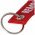 Remove before flight kulcstart� 13x2,8cm varrt szeg�ly f�m gy�r�vel