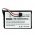Helyettes�t� Akkumul�tor Navigon GPS navig�ci� 1400/1410/2410 LIN363002 3,6V 850mAh Li-Ion