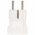 Sv�jci adapter feh�r 3pin sv�jci dug� 2pin Schuko csatlakoz� f�ldel� 230V 10A