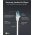 Goobay ultrarugalmas CAT 6A patchk�bel S/FTP feh�r 0,25m