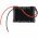 Helyettes�t� Akkumul�tor v�szvil�g�t�s F2x5 AA Mignon ceruza 12V 1500mAh 200mm k�bellel 1db/csomag NiMH
