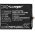 Helyettes�t� telefon Akkumul�tor ZTE Nubia N2 Li3950T44P6h856751 4900mAh 18.87Wh Li-ion