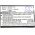 Helyettes�t� biztons�gi kamera Akkumul�tor BP-5L 1373174 1400mAh/5.18Wh