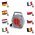 EMOS k�beldob, hosszabb�t�, eloszt� 4 aljzat 10m, IP20 v�delem, PVC szigetel�s