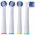4db Deep Cleaning Brush V2 csere elektromos fogkefefej Oral-B D10, D12, D16