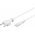Goobay t�pk�bel Eurodug� C (CEE7/16) - C7 k�sz�l�kcsatlakoz� 5m 2x0,75mm2 feh�r