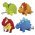 Emos LED d�n�s kulcstart� stegosaurus