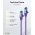 Goobay CAT 6A patchk�bel S/FTP lila 1,5m