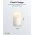 Goobay LED val�di viaszgyertya feh�r 7,5x10cm id�z�t�vel melegfeh�r