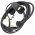 T�lt�k�bel Schuko dug� Typ2 Mode2 230V 13A 1-f�zis 3kW 6m 1,79kg IP54
