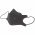 NEOLITIC TECH FFP2 v�d�maszk fekete 10db/csomag DIN EN1492001+A12009 CE0598