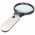 LED-olvas�lupa LED-vil�g�t�ssal 1,75x �s 12,25x nagy �s kis lencse 3x AAA (mikro) feh�r