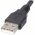 Adatk�bel USB Type-C (USB-C) - USB-A 2.0 1,8m fekete