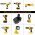 Helyettes�t� elektromos szersz�mg�p Akkumul�tor DeWalt DC528 DC9091 3000mAh 43,2Wh