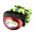 Heitech COB LED fejl�mpa h�ts� vil�g�t�ssal 100lm elemekkel piros/fekete