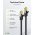 Goobay RJ45 patchk�bel CAT6A S/FTP (PiMF) 500MHz CAT7 magk�bellel fekete LSZH CU 0,25m