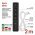 EMOS GoSmart hosszabb�t� 2m / 4 aljzat / kapcsol�s / USB / feh�r-fekete / PVC / 1,5 mm2