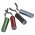 EMOS LED-es zsebl�mpa, eleml�mpa 9 LED-es +3db AAA elem v�r�s