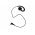 Helyettes�t� f�lhallgat� GES-E2 der�ksz�g� 3,5mm jack 90cm